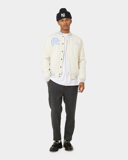 Carre Peace Varsity Jacket Off White/Blue