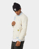 Carre Peace Varsity Jacket Off White/Blue