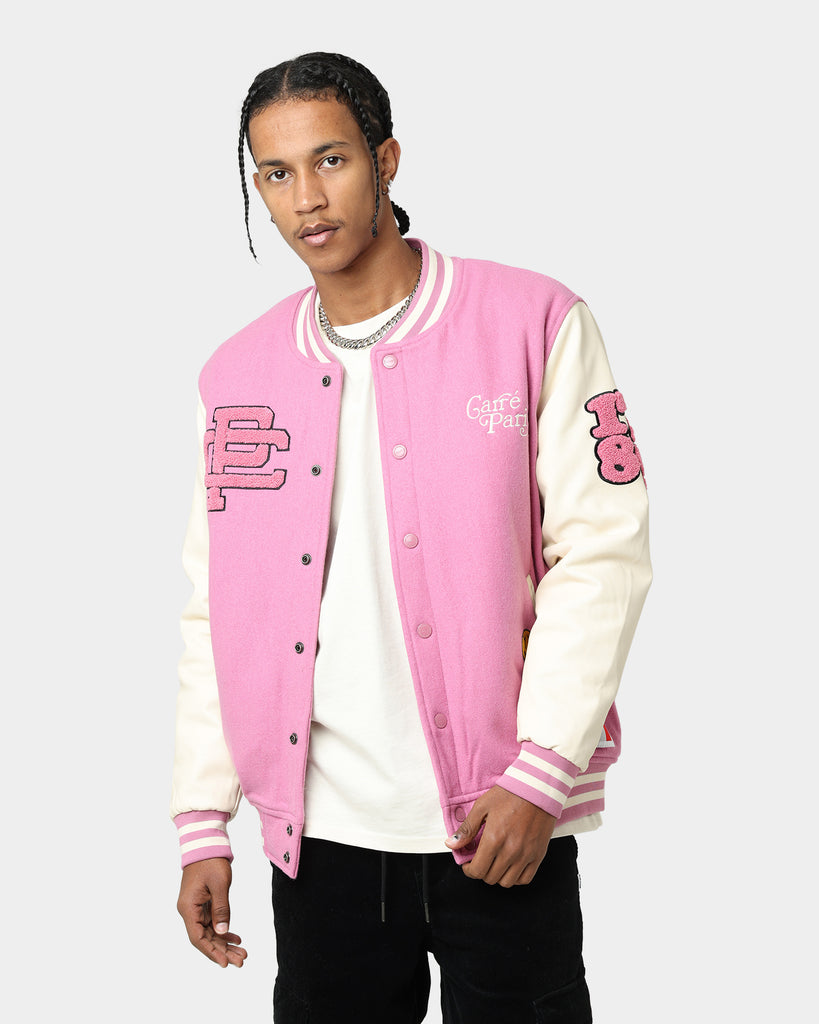 Carré Peace Varsity Jacket Pink | Culture Kings US