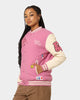 Carré Peace Varsity Jacket Pink