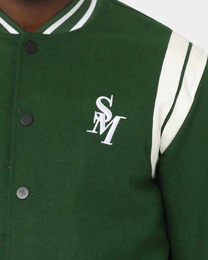 Saint Morta Alpha Varsity Jacket Green/White