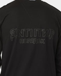 The Anti Order Old Guard Long Sleeve T-Shirt Black/Black