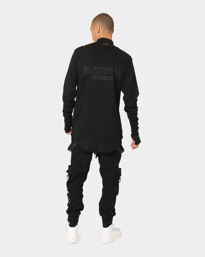 The Anti Order Old Guard Long Sleeve T-Shirt Black/Black