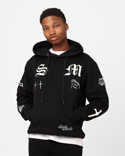 Saint Morta Graveyard Hoodie Black/White