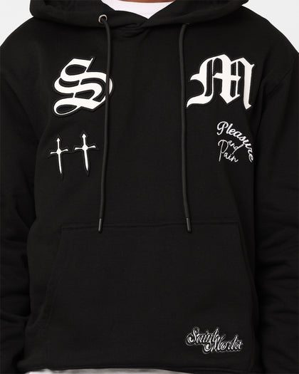 Saint Morta Graveyard Hoodie Black/White