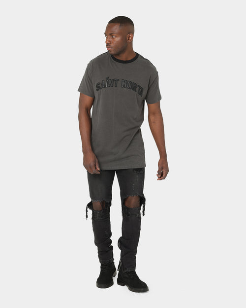 Saint Morta Kingdom Lafayette T-Shirt Vintage Grey