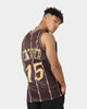 Mitchell & Ness Toronto Raptors Vince Carter #15 '98-'99 Lux Brown Swingman Jersey Baroque Brown