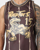 Mitchell & Ness Toronto Raptors Vince Carter #15 '98-'99 Lux Brown Swingman Jersey Baroque Brown
