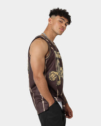 Mitchell & Ness Toronto Raptors Vince Carter #15 '98-'99 Lux Brown Swingman Jersey Baroque Brown