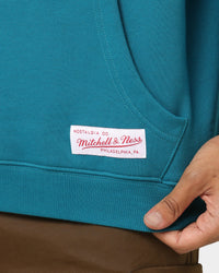 Mitchell & Ness Charlotte Hornets XL Arch Hood Faded Teal