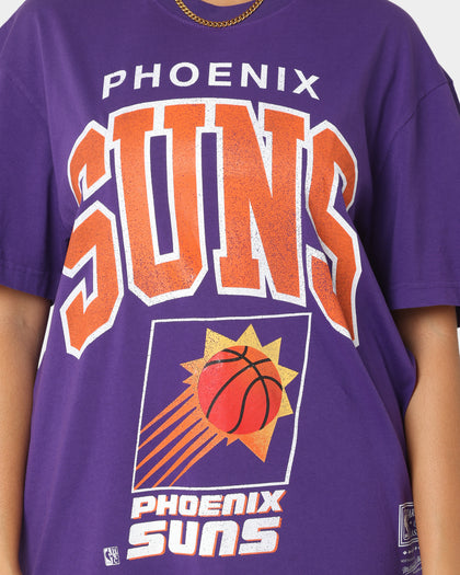 Mitchell & Ness Phoenix Suns XL Arch Vintage T-Shirt Faded Purple