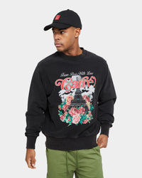 Carre Paris With Love Vintage Crewneck Washed Black