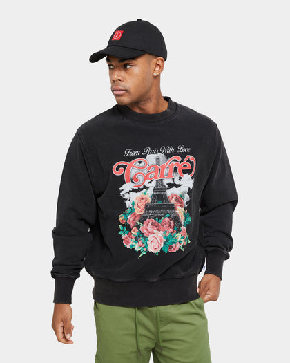 Carre Paris With Love Vintage Crewneck Washed Black