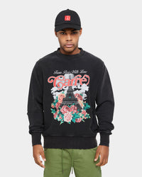 Carre Paris With Love Vintage Crewneck Washed Black