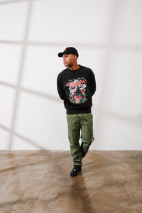 Carre Paris With Love Vintage Crewneck Washed Black