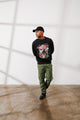 Carre Paris With Love Vintage Crewneck Washed Black