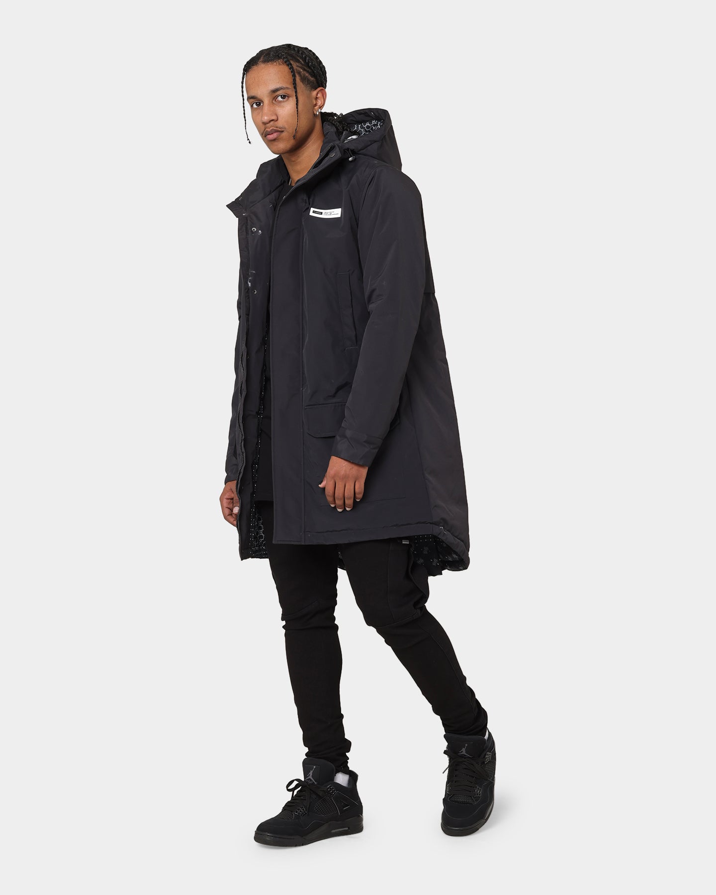 Carre Bandana Ultra Trench Coat Black | Culture Kings US