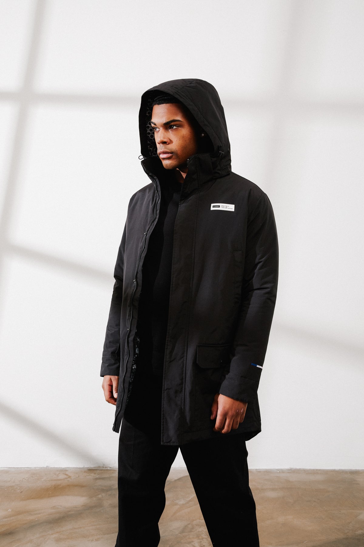 Carre Bandana Ultra Trench Coat Black | Culture Kings US