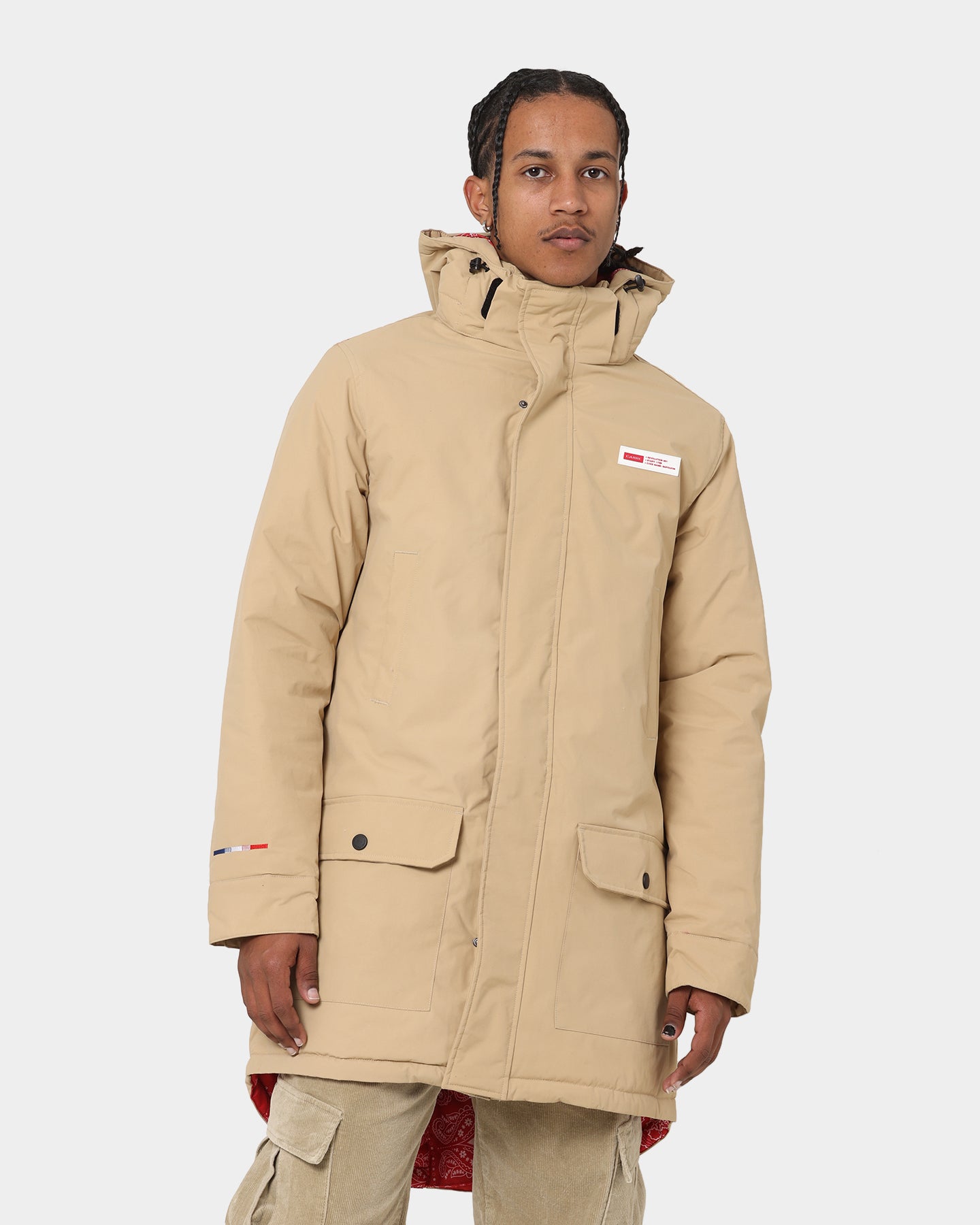 Carre Bandana Ultra Trench Coat Stone | Culture Kings US