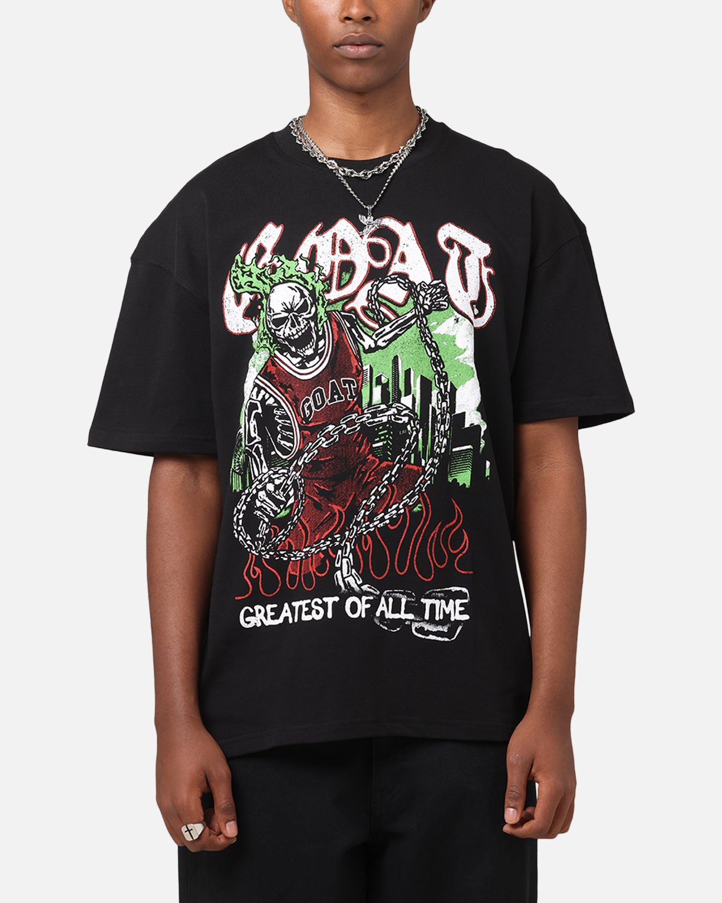Goat Crew Goat Skull Vintage T-Shirt Black | Culture Kings US