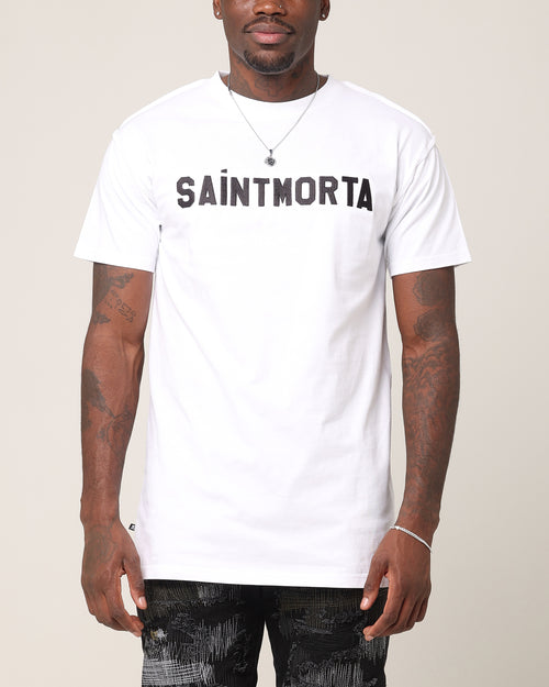 Saint Morta Yearbook Lafayette T-Shirt White/Black