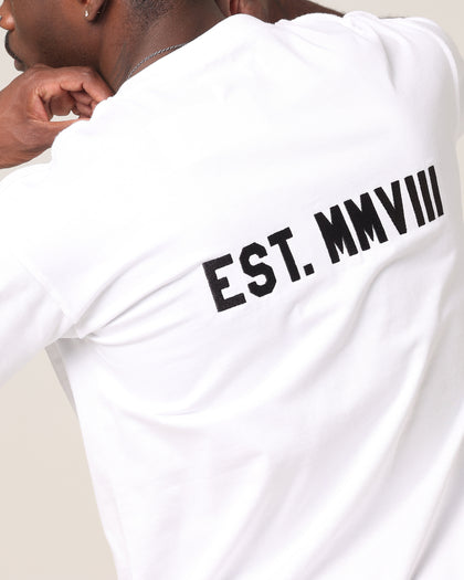 Saint Morta Yearbook Lafayette T-Shirt White/Black