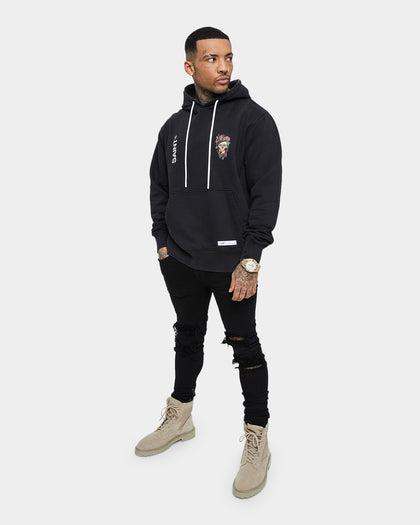Saint Morta Forbidden Vintage Hoodie Vintage Black