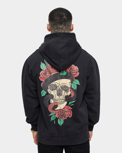 Saint Morta Forbidden Vintage Hoodie Vintage Black