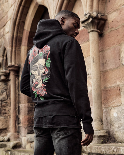 Saint Morta Forbidden Vintage Hoodie Vintage Black