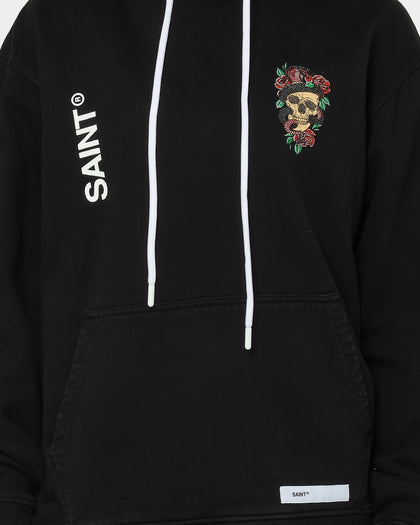 Saint Morta Forbidden Vintage Hoodie Vintage Black