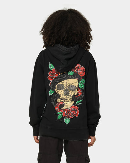 Saint Morta Forbidden Vintage Hoodie Vintage Black