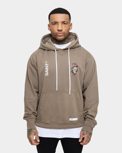 Saint Morta Forbidden Vintage Hoodie Vintage Brown