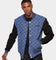 XXIII Athy Denim Baseball Jacket Blue/White