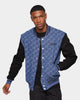 XXIII Athy Denim Baseball Jacket Blue/White