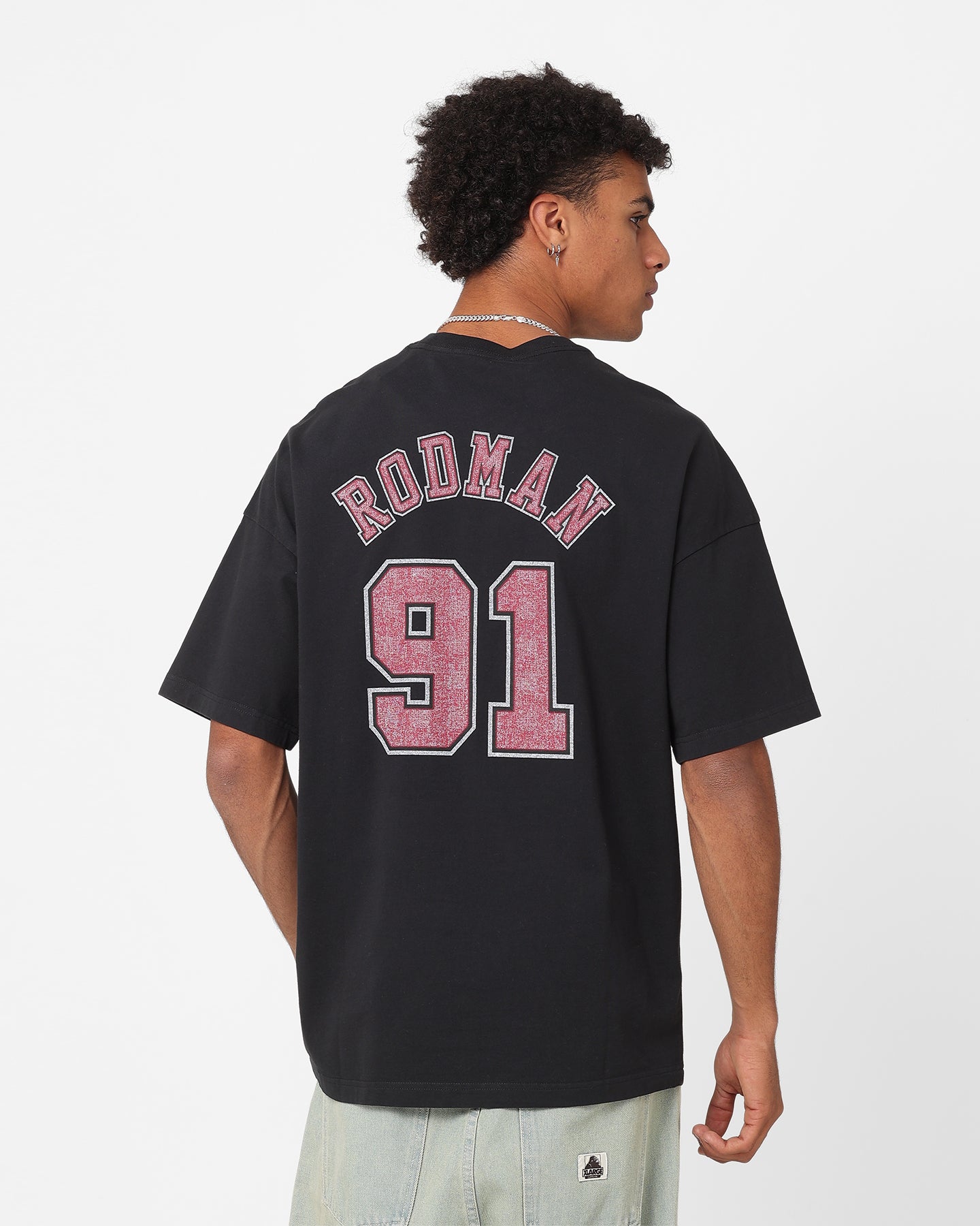 Mitchell & Ness Chicago Bulls Name & Number Oversized T-Shirt