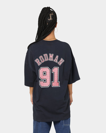 Mitchell & Ness Chicago Bulls Name & Number Oversized T-Shirt Faded Black