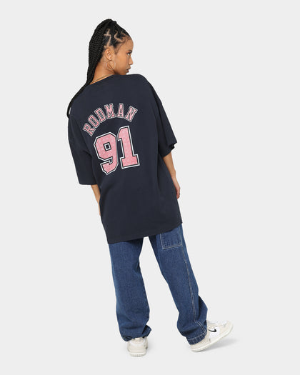 Mitchell & Ness Chicago Bulls Name & Number Oversized T-Shirt Faded Black