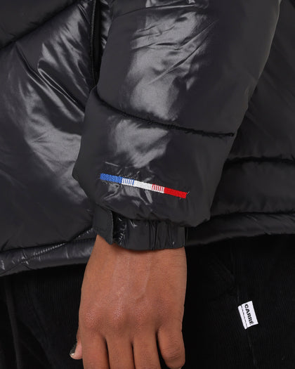 Carré Wave Puffer Jacket Black