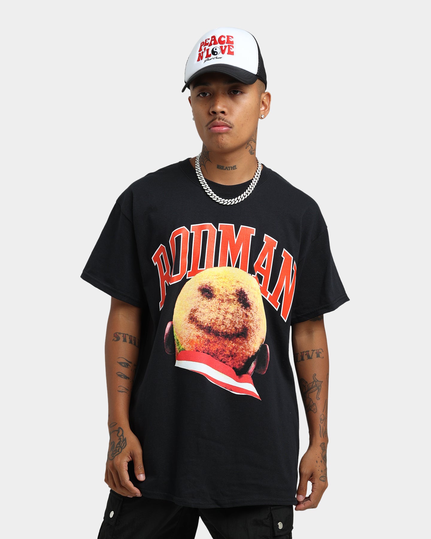 Rodman Brand Rodman Hair T-Shirt Black | Culture Kings US