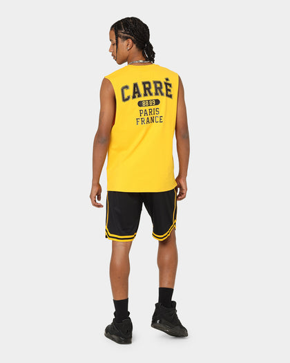 Carre Cours Muscle T-Shirt Yellow