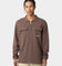 Carré Dominateur Cargo Long Sleeve Polo Shirt Brown