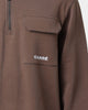 Carré Dominateur Cargo Long Sleeve Polo Shirt Brown