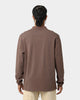 Carré Dominateur Cargo Long Sleeve Polo Shirt Brown