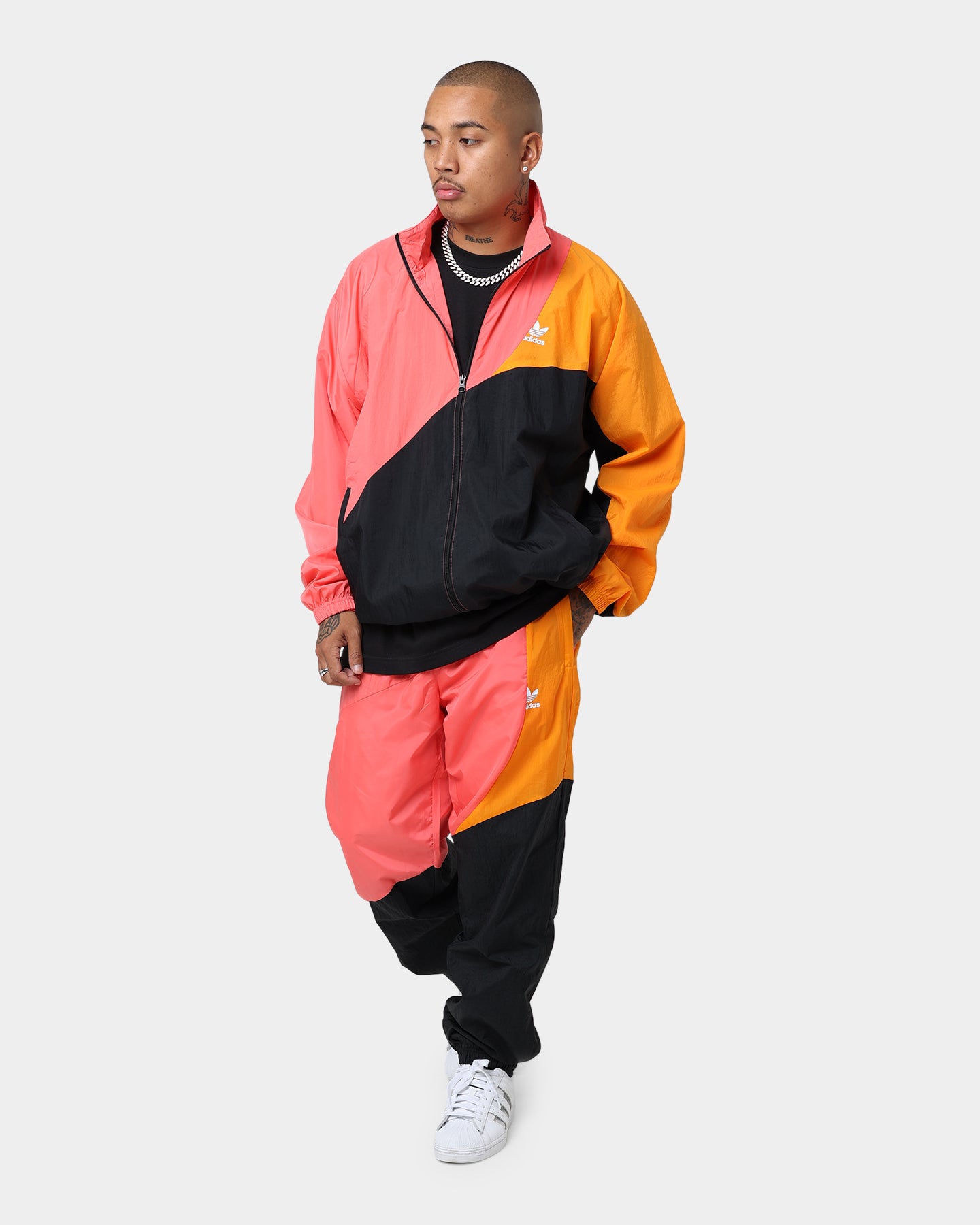 Adidas Adicolor Colorblock Track Jacket Black/Semi Turb | Culture