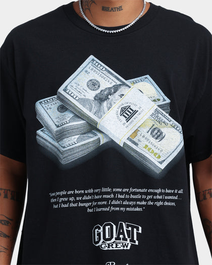 Goat Crew Paper Chasers T-Shirt Black