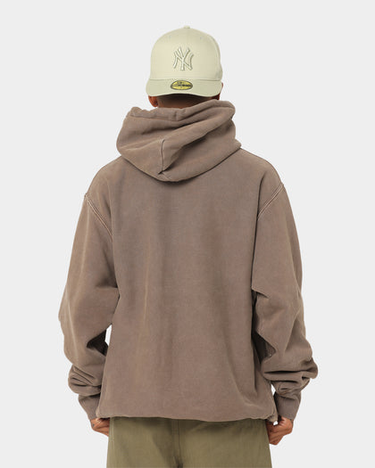 Champion Reverse Weave Garm Dye Hoodie Latte Brown