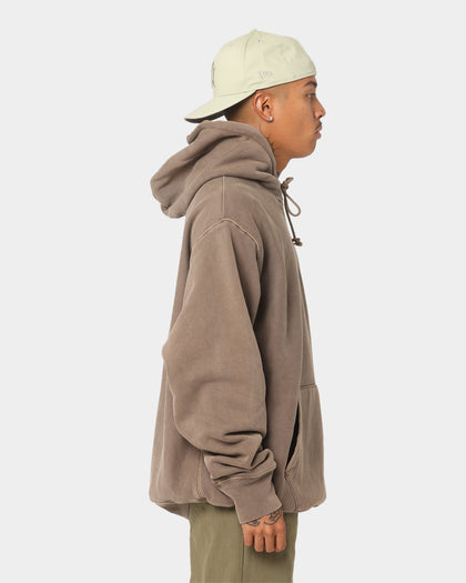 Champion Reverse Weave Garm Dye Hoodie Latte Brown