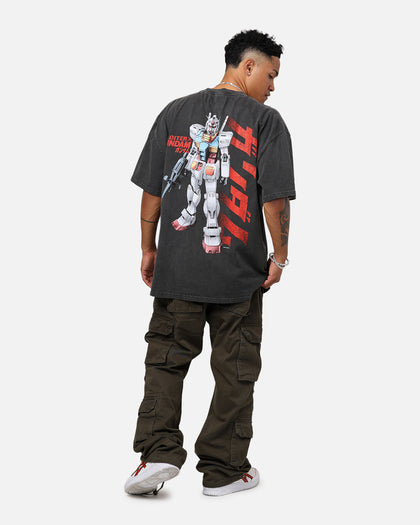 Loiter X Gundam Gundam Vintage T-Shirt Vintage Black