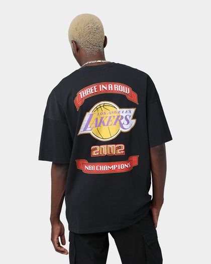 Mitchell & Ness Los Angeles Lakers 3-Peat T-Shirt Black