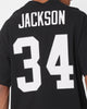 Mitchell & Ness Los Angeles Raiders Bo Jackson #34 N&N Oversized T-Shirt Faded Black